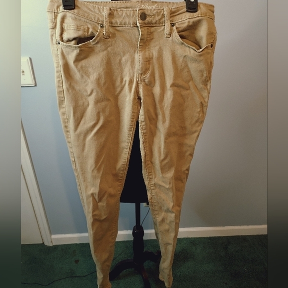 Universal Thread Size 6/28R Khaki Color Mid Rise Skinny Jeans - Picture 2 of 11